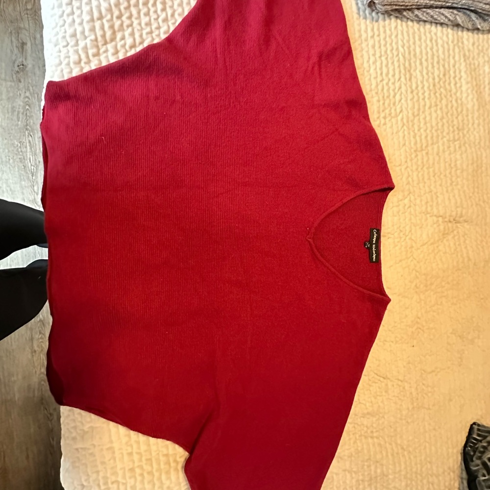 Cathrine Malandrino burgundy XS sweater